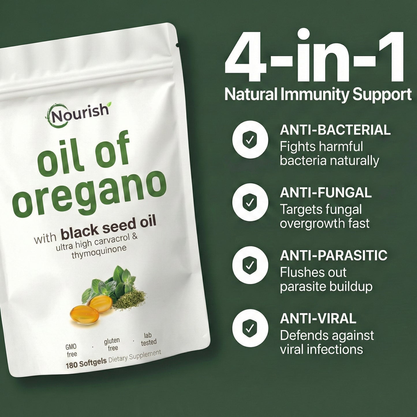 Oil of Oregano Softgel Capsules